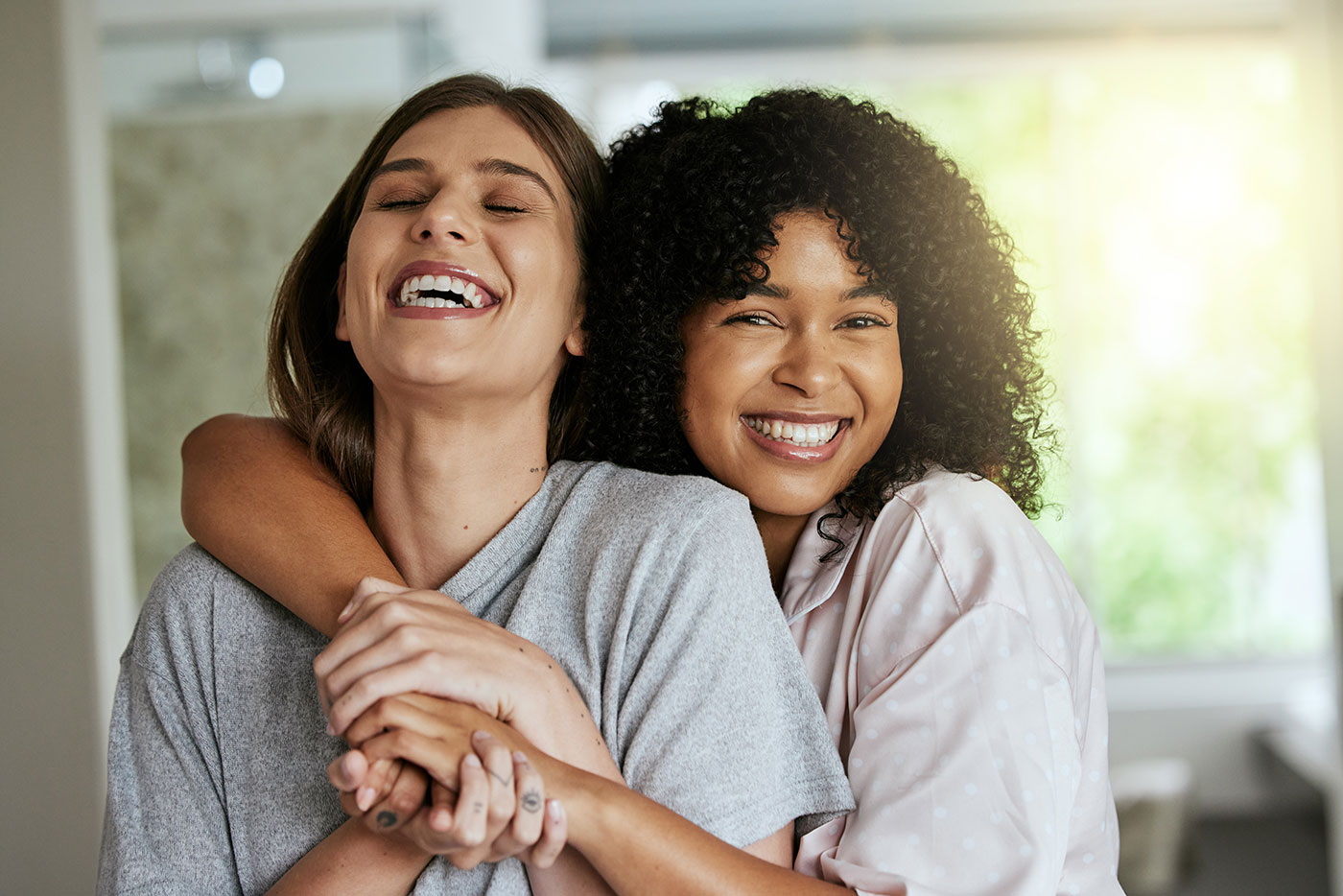 women laughing